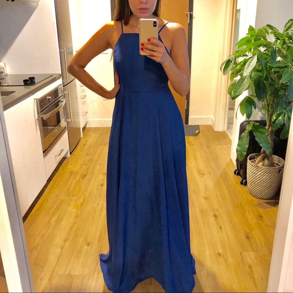 [SOLD] Blue maxi gown